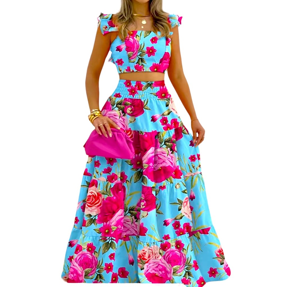 Tropical Skirt Set